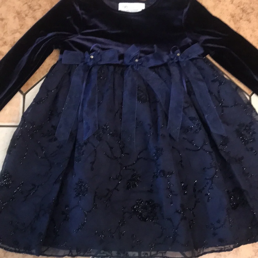 Bonnie Jean babygirl toddler‎ all over lace dress size 2t